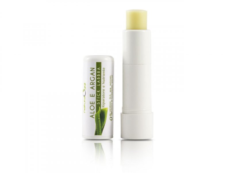 Natura OggiStick Labbra Biologico con Aloe Vera e Olio Argan