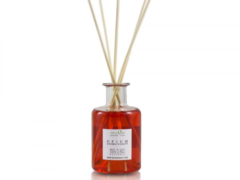 Diffusore Per Oli Essenziali 100 Ml – Fragranza Black Opium – Naturale, Vegano, Lunga Durata (fino A 12 Settimane)