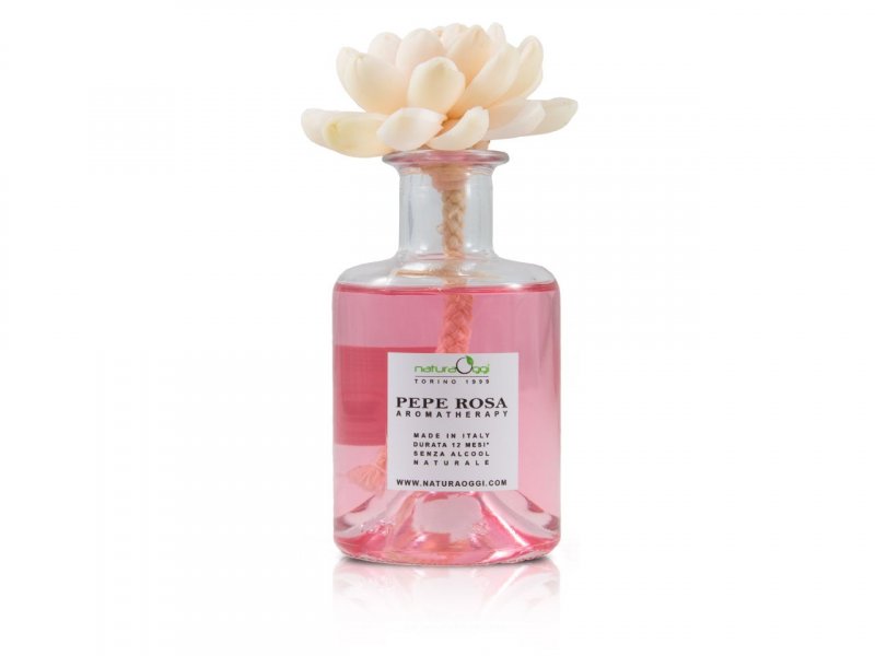 Natura OggiDiffusore con Fiore 200 ml Pepe Rosa