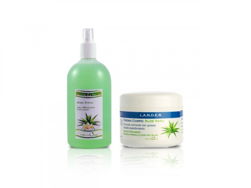 Set Trattamento Abbronzante Idratante Aloe Vera -1