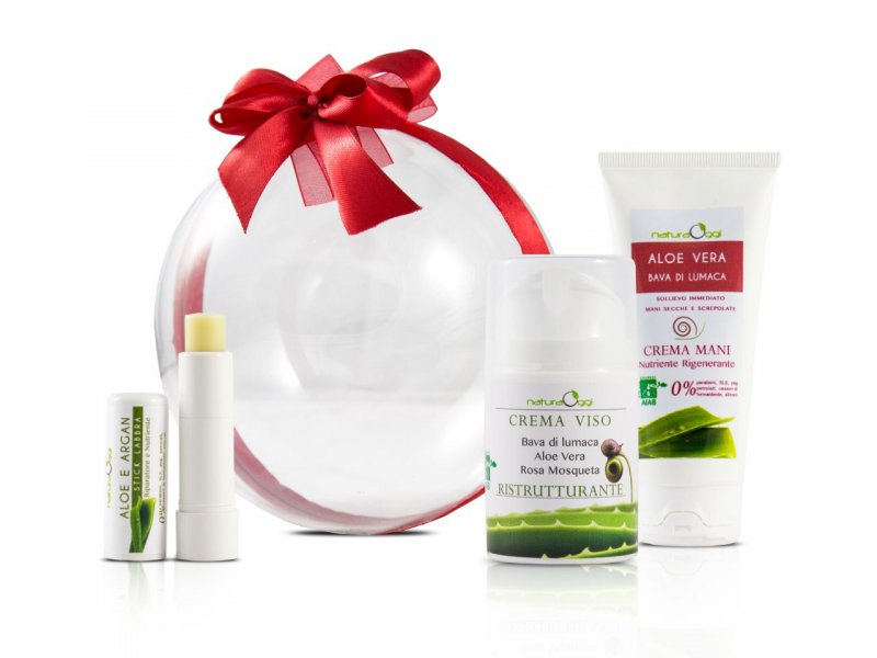 SFERA DI NATALE ALOE VISO LABBRA E MANI -1