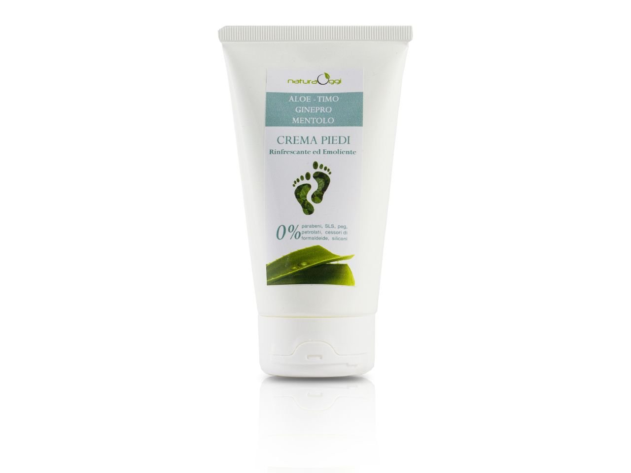 Crema Piedi Biologica con Aloe Vera, Timo, Ginepro E Mentolo - v1