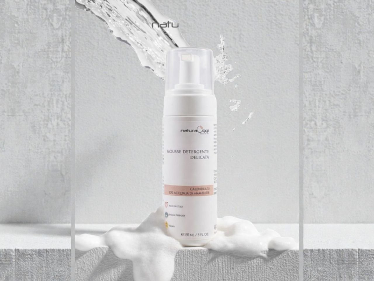 Mousse Detergente Delicata Viso - v3