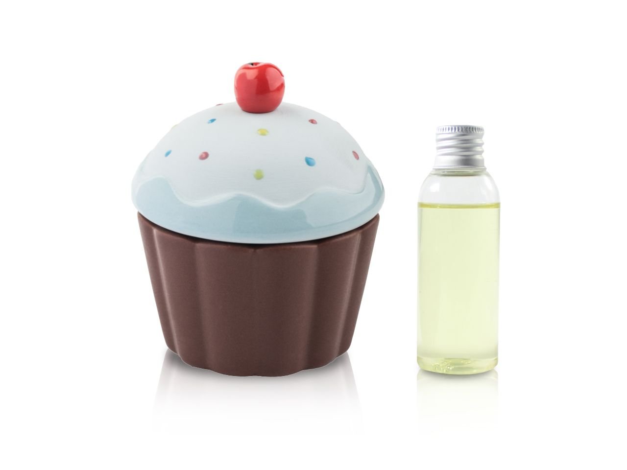 Diffusore Ambiente Cup Cake Azzurro Onda 50 Ml - v1